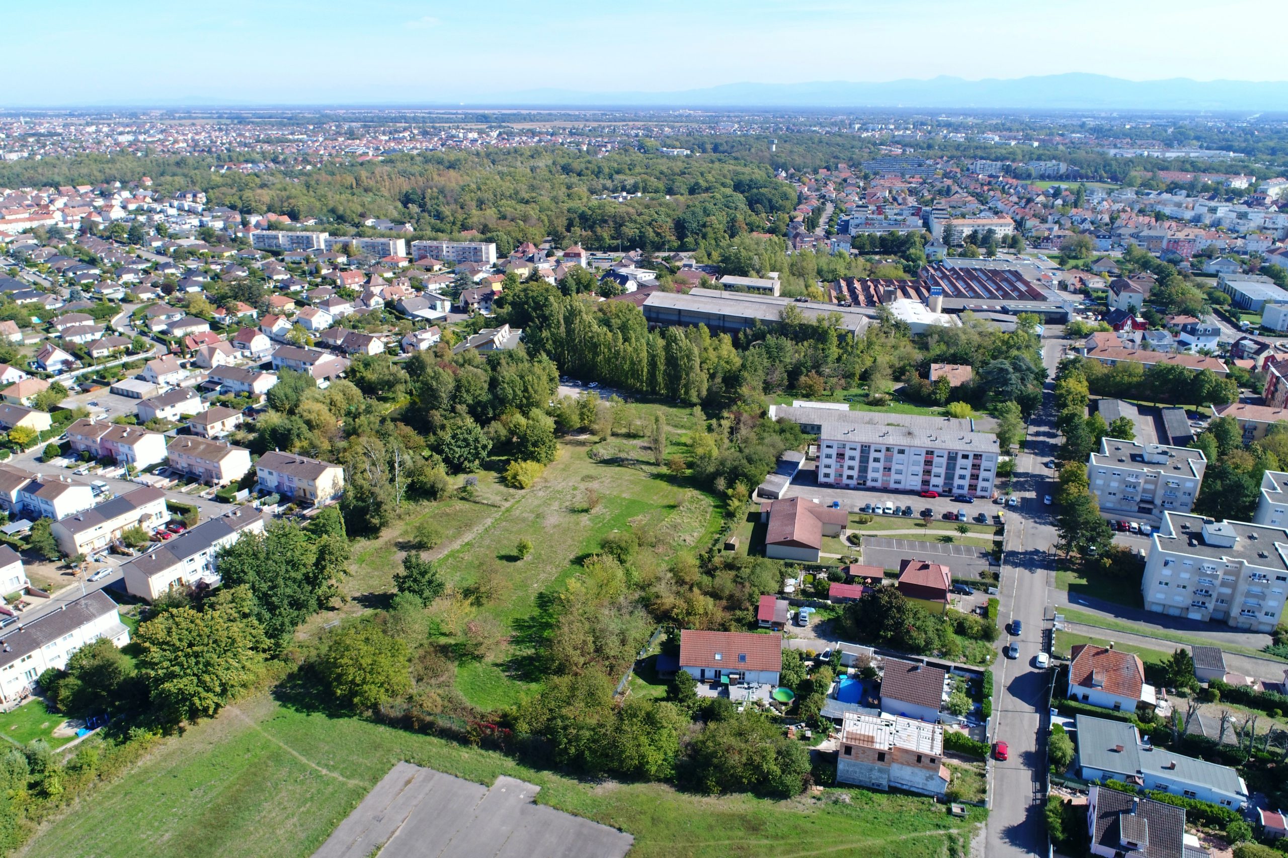Lotissement de terrains viabilisés "Terre Ad Vitam" à Kingersheim dans le Haut-Rhin