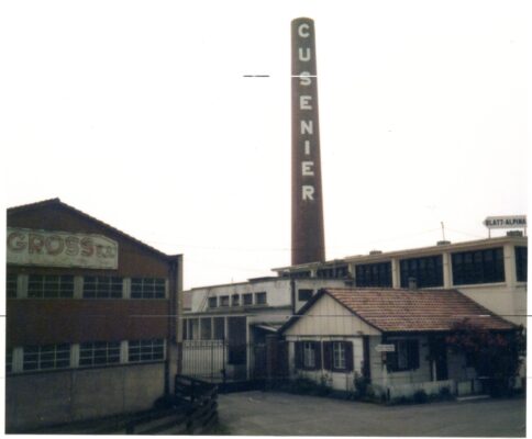 Terre et Développement lotissement Terre Ad Vitam reconversion de friche industrielle période des alcools Cusenier cheminée